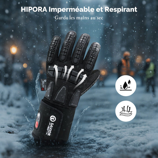 Extra Robuste Beheizte Arbeitshandschuhe – Wasserfest & Mit Stoßschutz