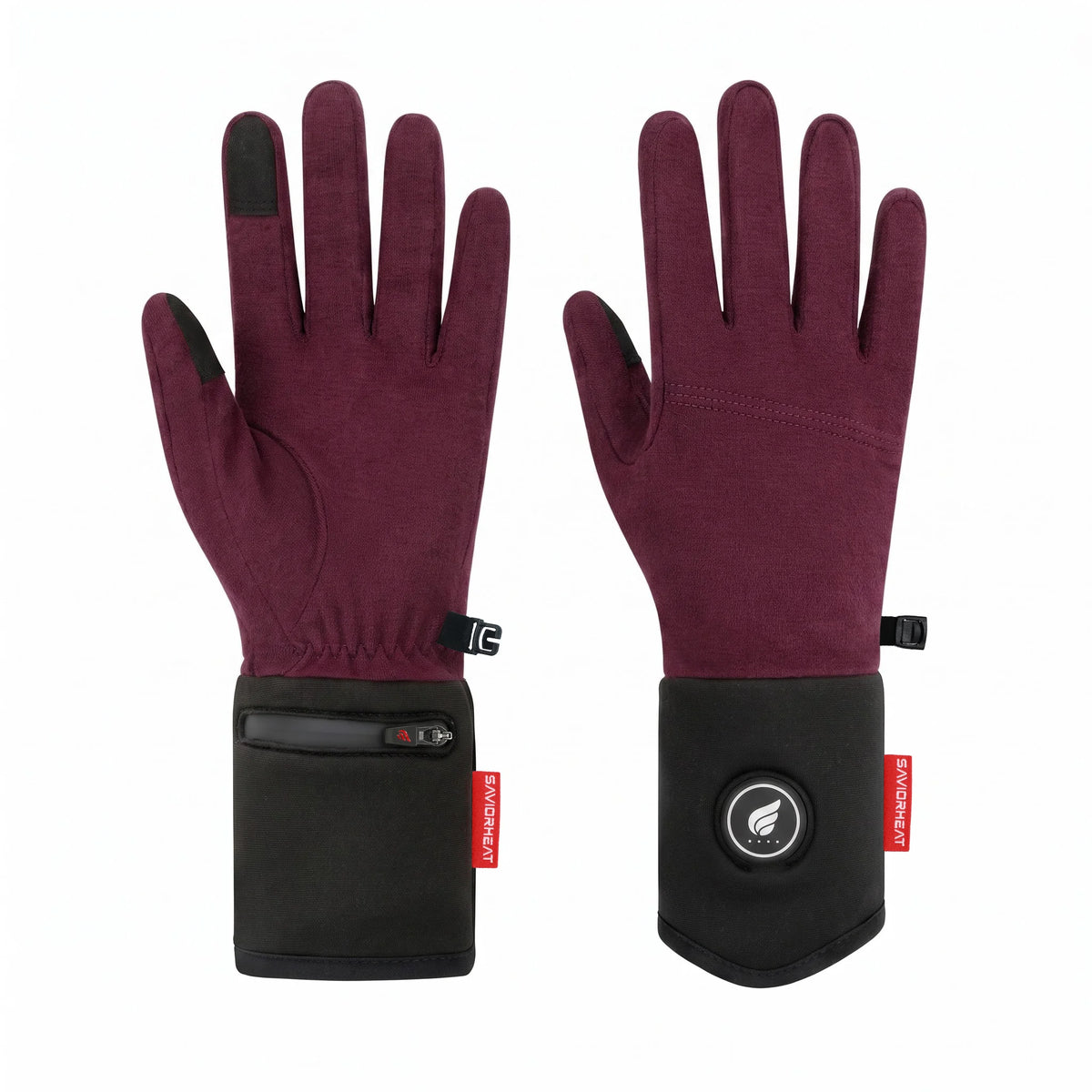 Leichte beheizbare Unterziehhandschuhe für Winter & Outdoor 01