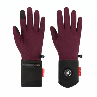 Leichte beheizbare Unterziehhandschuhe für Winter & Outdoor 01