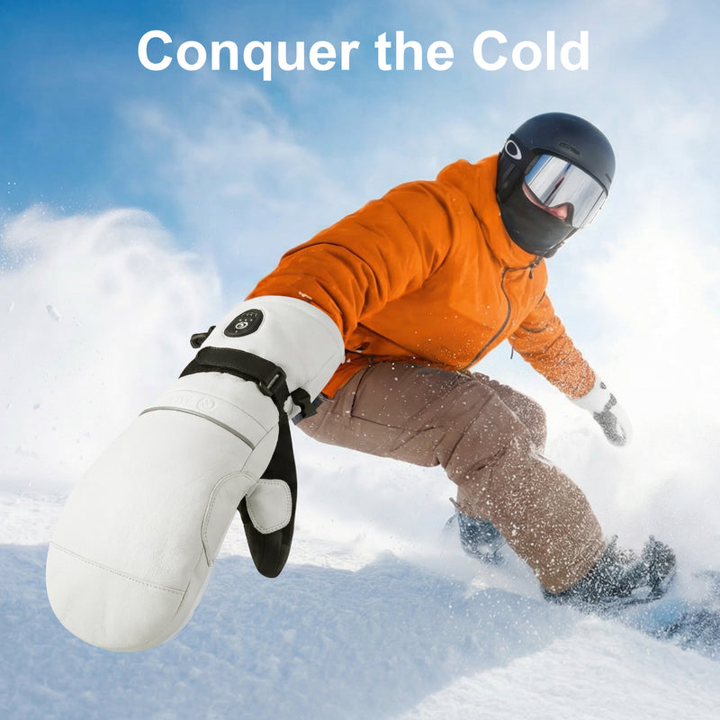 Laden Sie das Bild in Galerie -Viewer, EH8 Pro Beheizbare Fäustlinge 3.0 – Extremkälteschutz, Aerogel-Isolierung, bis –20 °C, 3000 mAh Schnellladung
