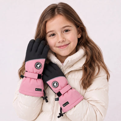 Leichte beheizbare Skihandschuhe für Kinder 06