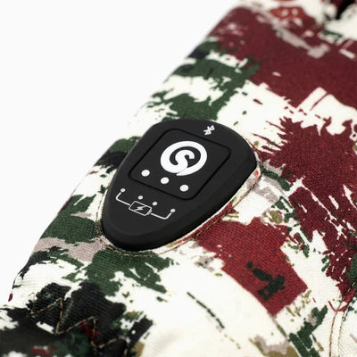 Beheizbare Jagdhandschuhe 2.0 – Fels Camouflage, 3000 mAh Akku & Upgrade Heiztechnologie