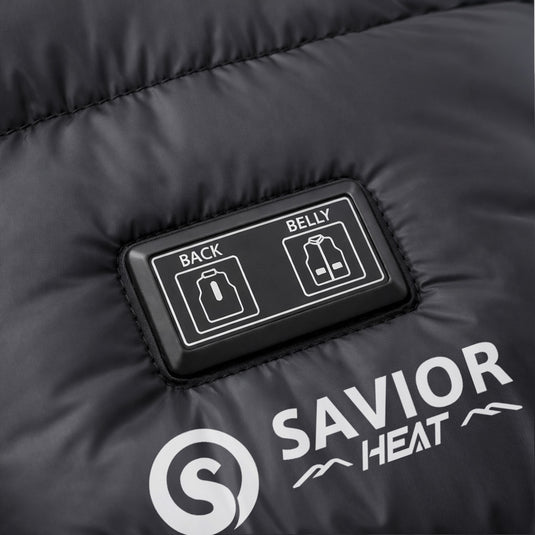 Savior Beheizte Jacke mit Smart Temperatursteuerung – Elektrische Winterjacke mit Akku