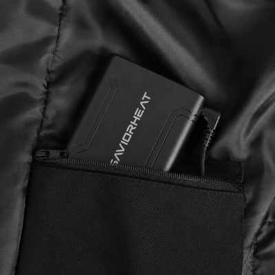 Robuste beheizbare Arbeitsjacke aus Canvas 05