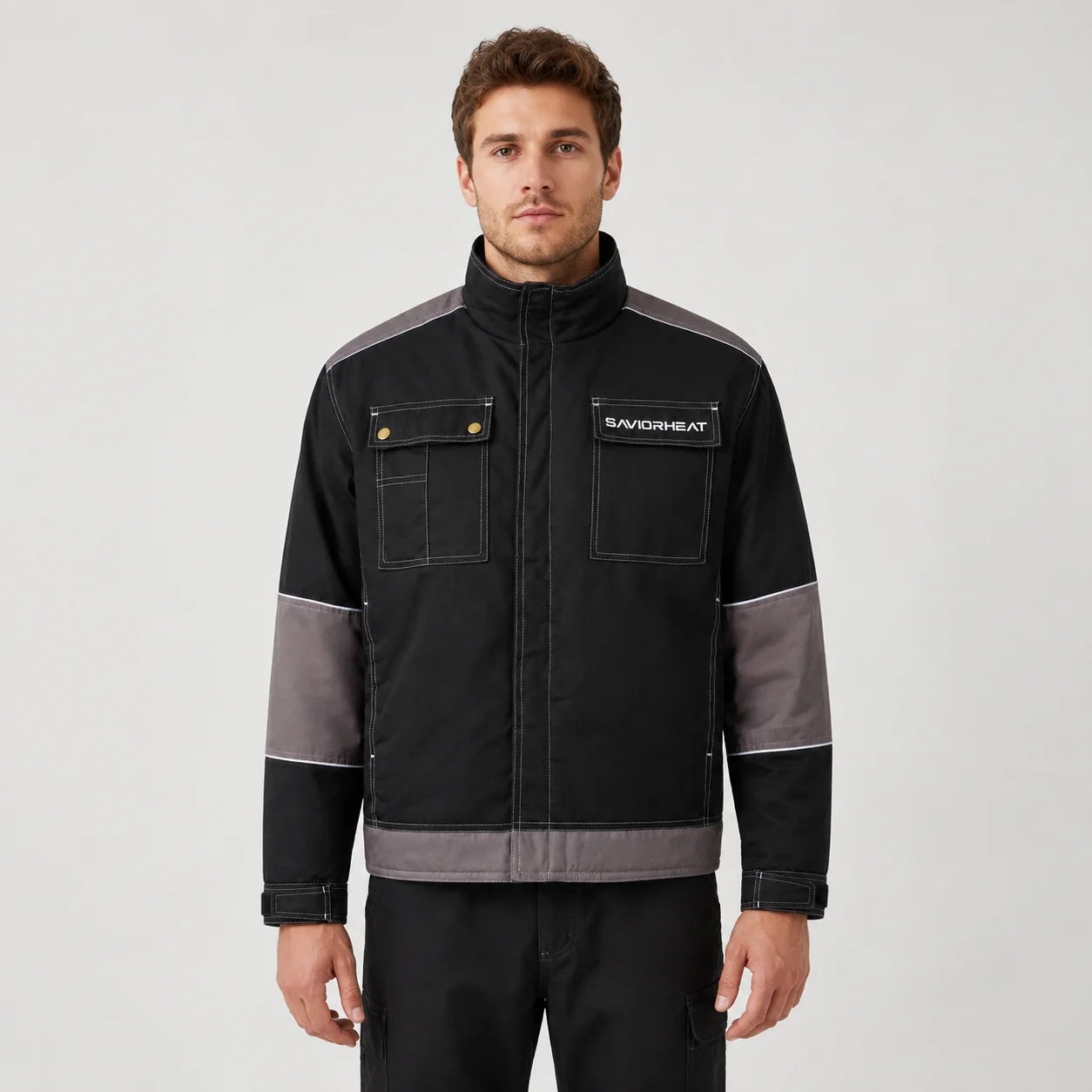 Beheizbare Arbeitsjacke mit weichem Futter 01