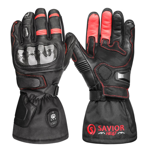 Savior Bluetooth  Batteriebetriebene beheizte Motorradhandschuhe