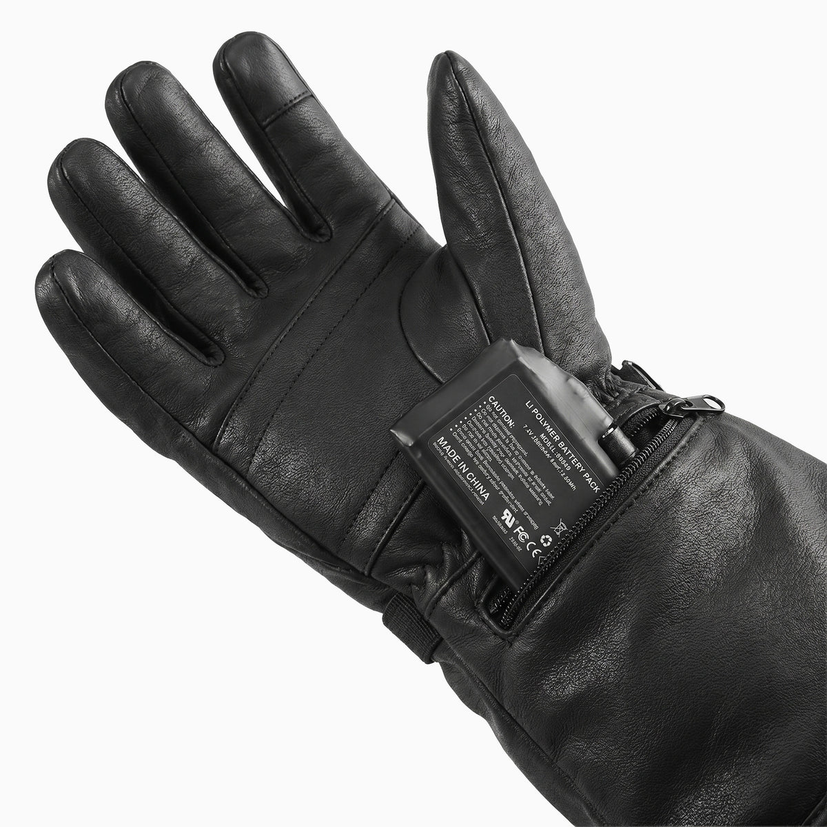 Outlet – S06 Beheizbare Lederhandschuhe
