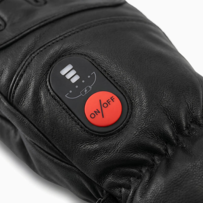Laden Sie das Bild in Galerie -Viewer, Outlets - S06 Beheizbare Lederhandschuhe
