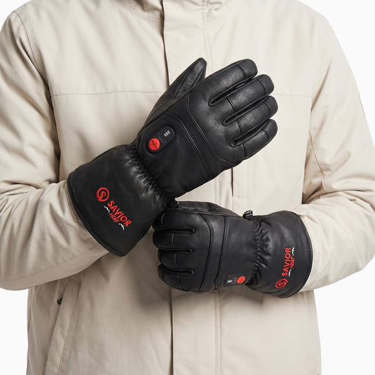 Outlets - S06 Beheizbare Lederhandschuhe