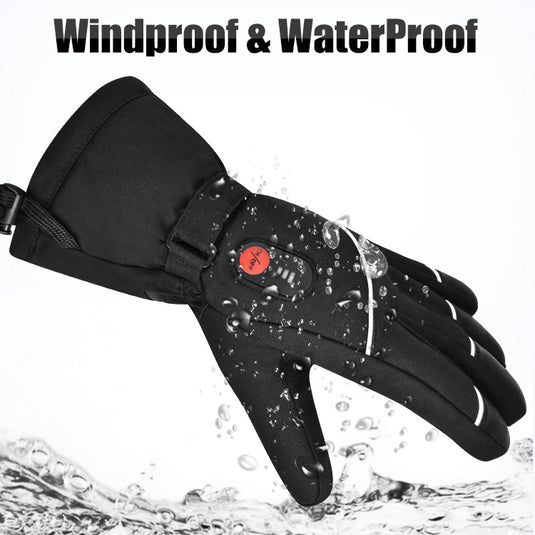 Savior Leder Wasserdicht  Beheizbare Handschuhe