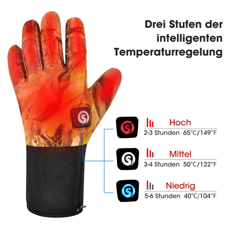 Laden Sie das Bild in Galerie -Viewer, Savior Hunting Winter Warm Beheizbare Handschuhe Winddicht für Angeln Jagd Outdoor
