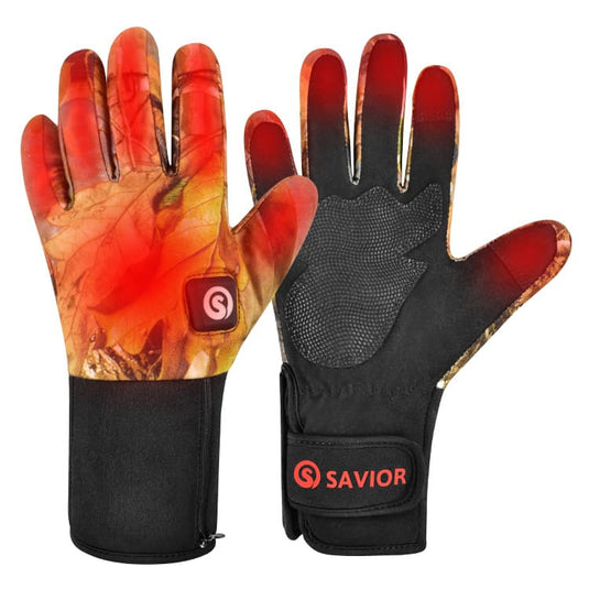 Savior Hunting Winter Warm Beheizbare Handschuhe Winddicht für Angeln Jagd Outdoor