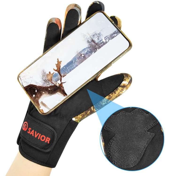 Laden Sie das Bild in Galerie -Viewer, Savior Hunting Winter Warm Beheizbare Handschuhe Winddicht für Angeln Jagd Outdoor
