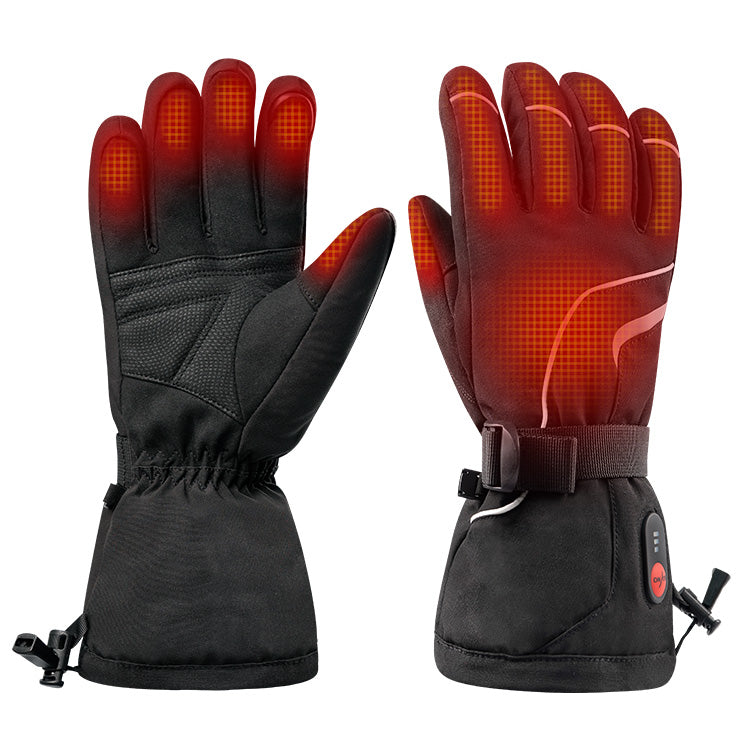 Laden Sie das Bild in Galerie -Viewer, Savior Winter Outdoor Sport Wasserdicht Touchscreen Ski Beheizbare Handschuhe
