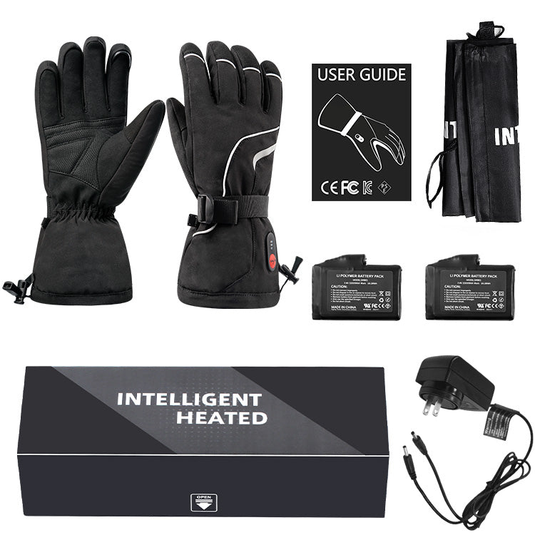 Laden Sie das Bild in Galerie -Viewer, Savior Winter Outdoor Sport Wasserdicht Touchscreen Ski Beheizbare Handschuhe
