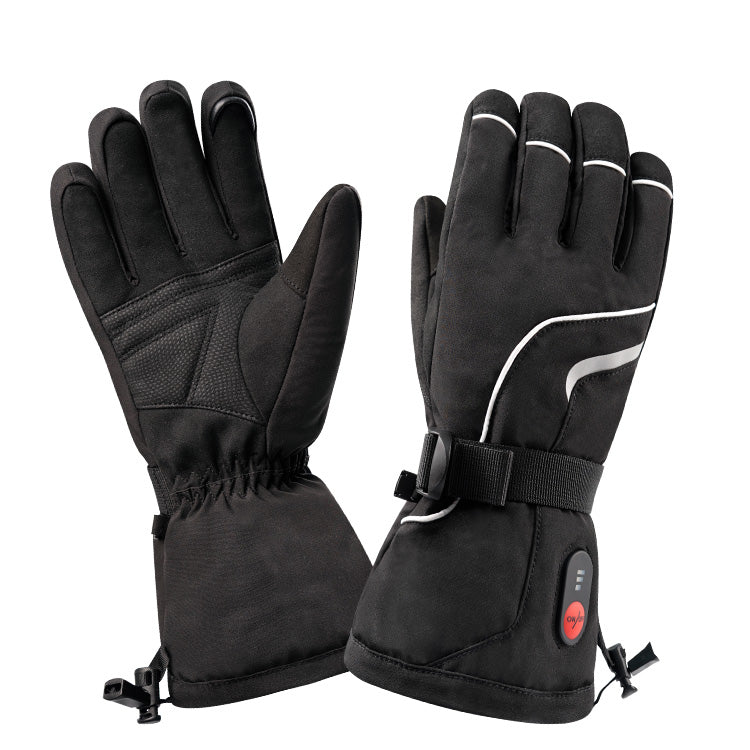 Laden Sie das Bild in Galerie -Viewer, Savior Winter Outdoor Sport Wasserdicht Touchscreen Ski Beheizbare Handschuhe
