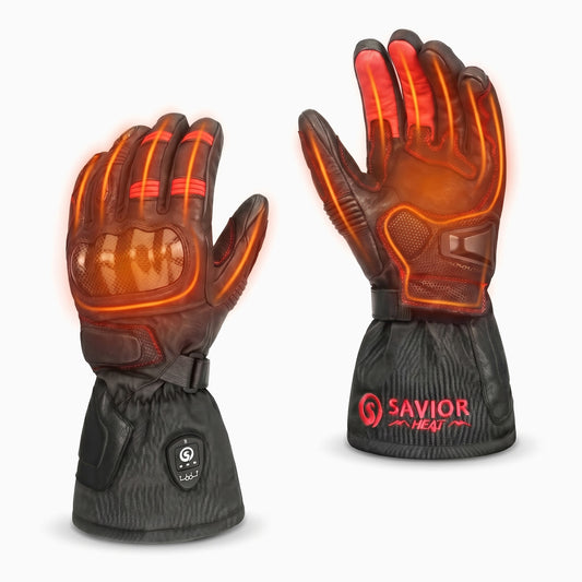 Savior Bluetooth  Batteriebetriebene beheizte Motorradhandschuhe