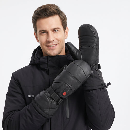 Outlets - S38 Beheizbare Lederfäustlinge