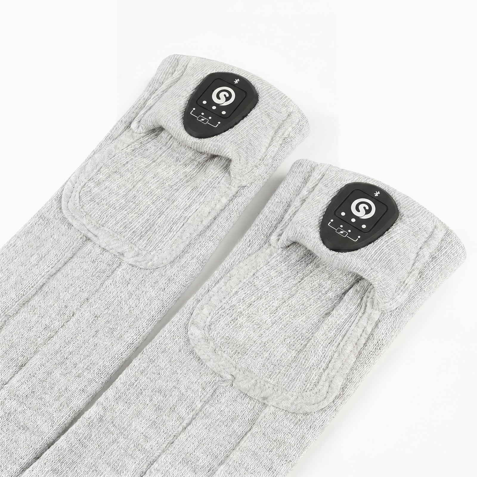 Beheizbare Socken mit App-Steuerung – Grau/Schwarz