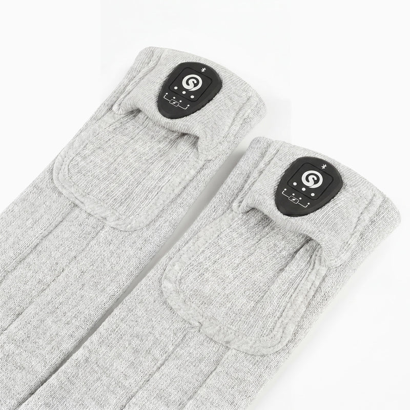 Laden Sie das Bild in Galerie -Viewer, Savior Mit APP-Steuerung Beheizte Socken Grau/Schwarz
