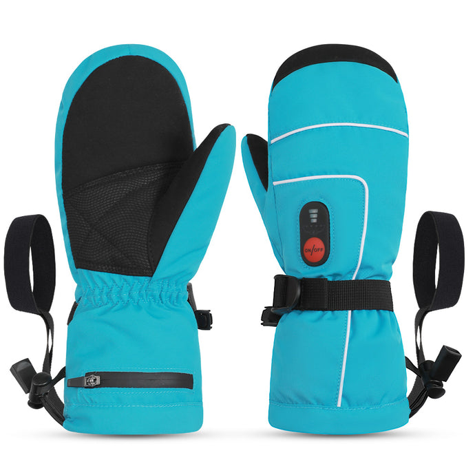 Kinder Heizhandschuhe für Skifahren, Eislaufen und Outdoor-Aktivitäten