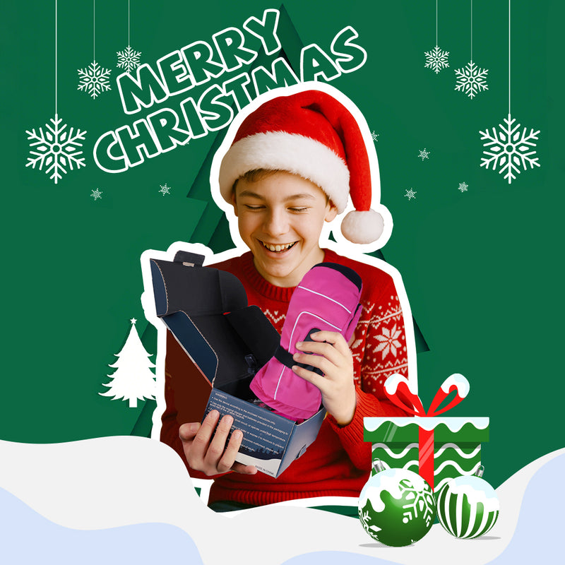 Laden Sie das Bild in Galerie -Viewer, Beheizbare Kinderhandschuhe – Rosa, warm &amp; weich für Winter
