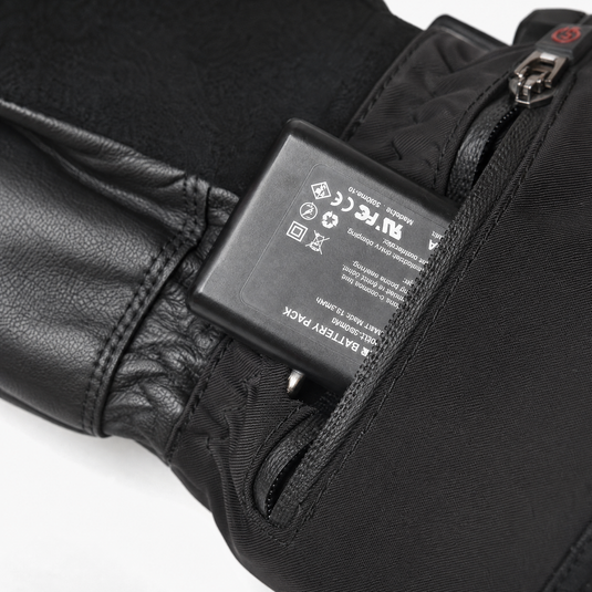 Savior Beheizbare Skihandschuhe 2.0 Mit Bluetooth-Steuerung, Wasserdichter Ziegenlederhandfläche
