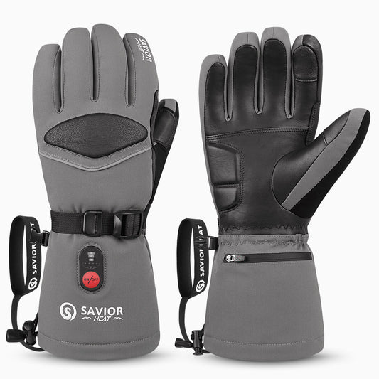 Savior Upgraded Beheizbare Handschuhe 2.0 7.4V Schnellladung, Touchscreen-kompatibel
