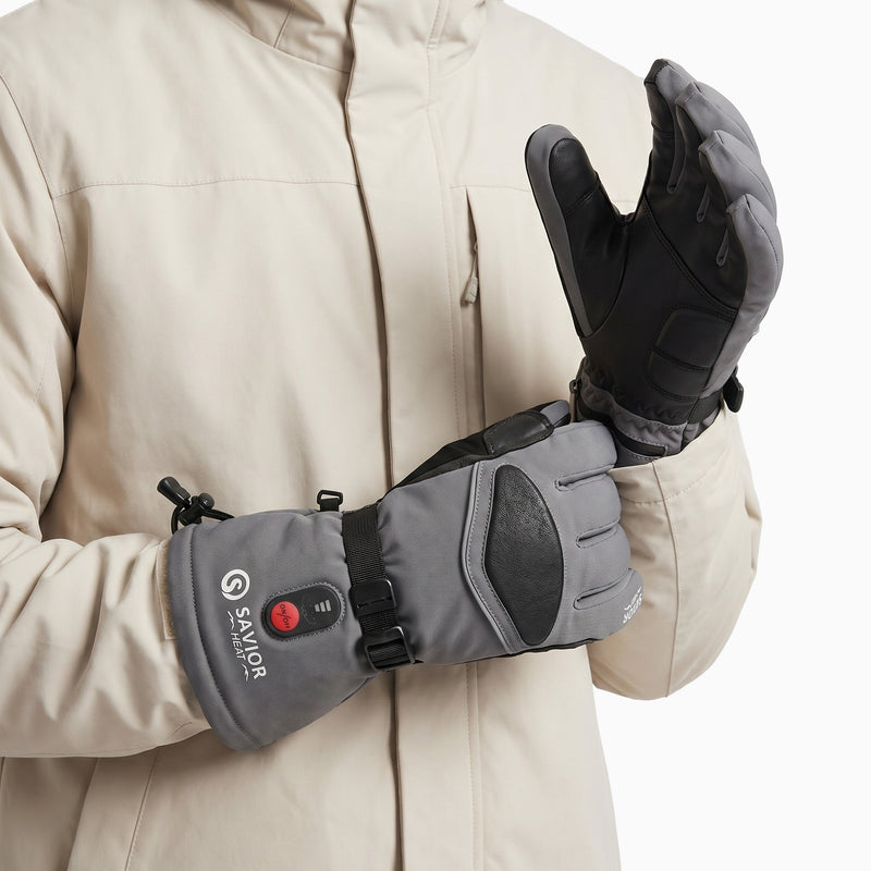 Laden Sie das Bild in Galerie -Viewer, Savior Upgraded Beheizbare Handschuhe 2.0 7.4V Schnellladung, Touchscreen-kompatibel
