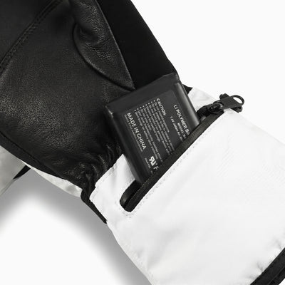 Beheizbare Ski-Fäustlinge 2.0 – 3000-mAh-Akku, Schnellladefunktion & wasserdichtes Schaffell