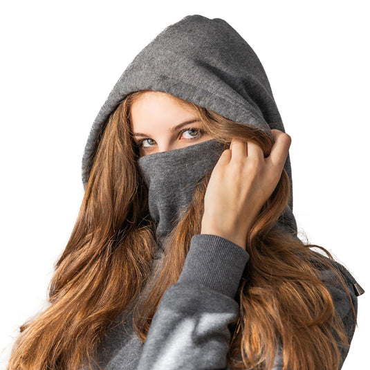 Beheizter Damen-Pullover Hoodie mit Kernheizung