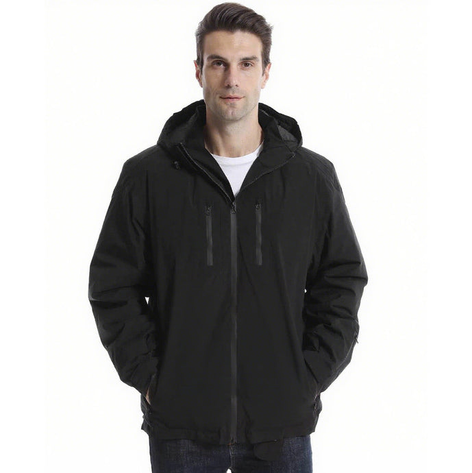 SAVIOR HEAT Heated Jackets for Men Electric Heating Coat Outdoor Waterproof