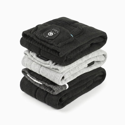 Beheizbare Socken mit App-Steuerung – Grau/Schwarz