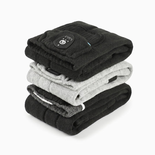 Savior Mit APP-Steuerung Beheizte Socken Grau/Schwarz