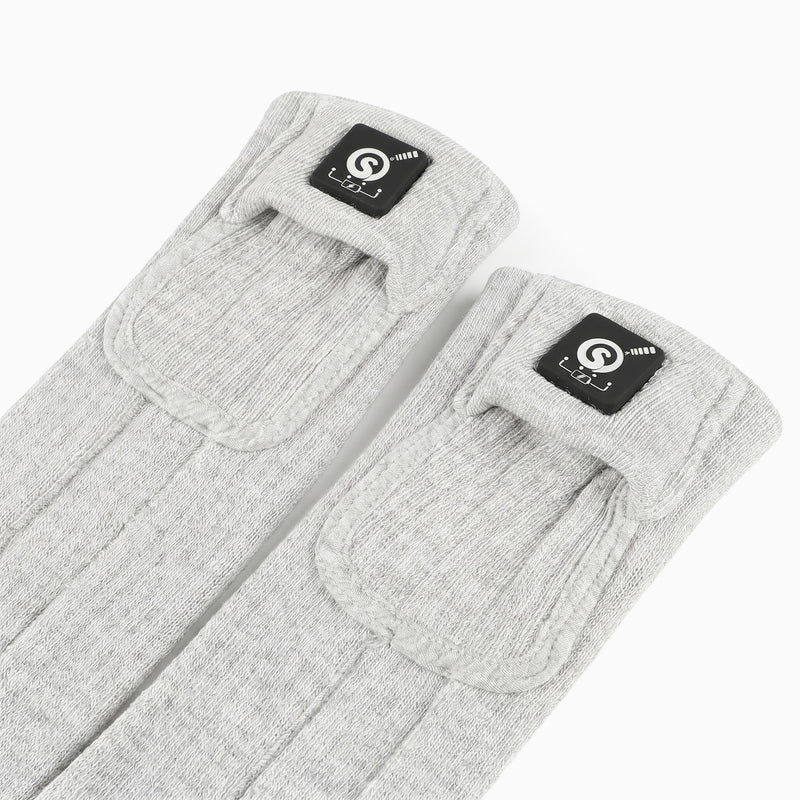 Laden Sie das Bild in Galerie -Viewer, SS01G Beheizbare Socken mit langen Ärmeln Grau
