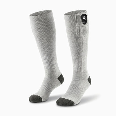 Beheizbare Socken mit App-Steuerung – Grau/Schwarz