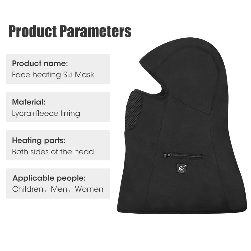 Load image into Gallery viewer, Savior Heated Ski Mask with Battery Electric Warm Hat Outdoor Sport Snowboard Neck Warm
