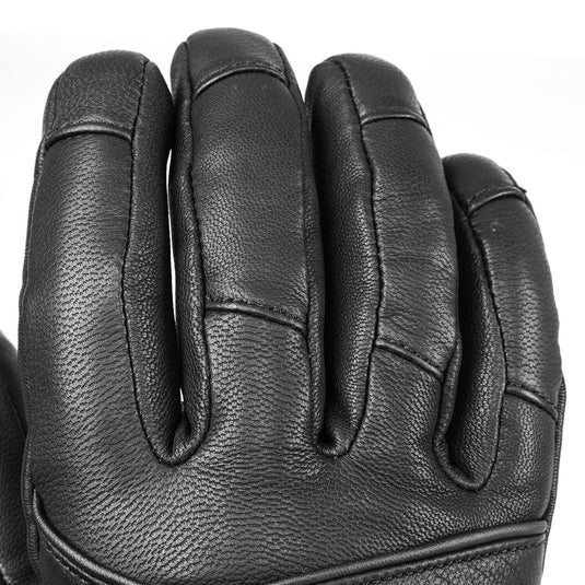 beheizbare handschuhe leder Beheizbare Handschuhe aus schwarzem Leder