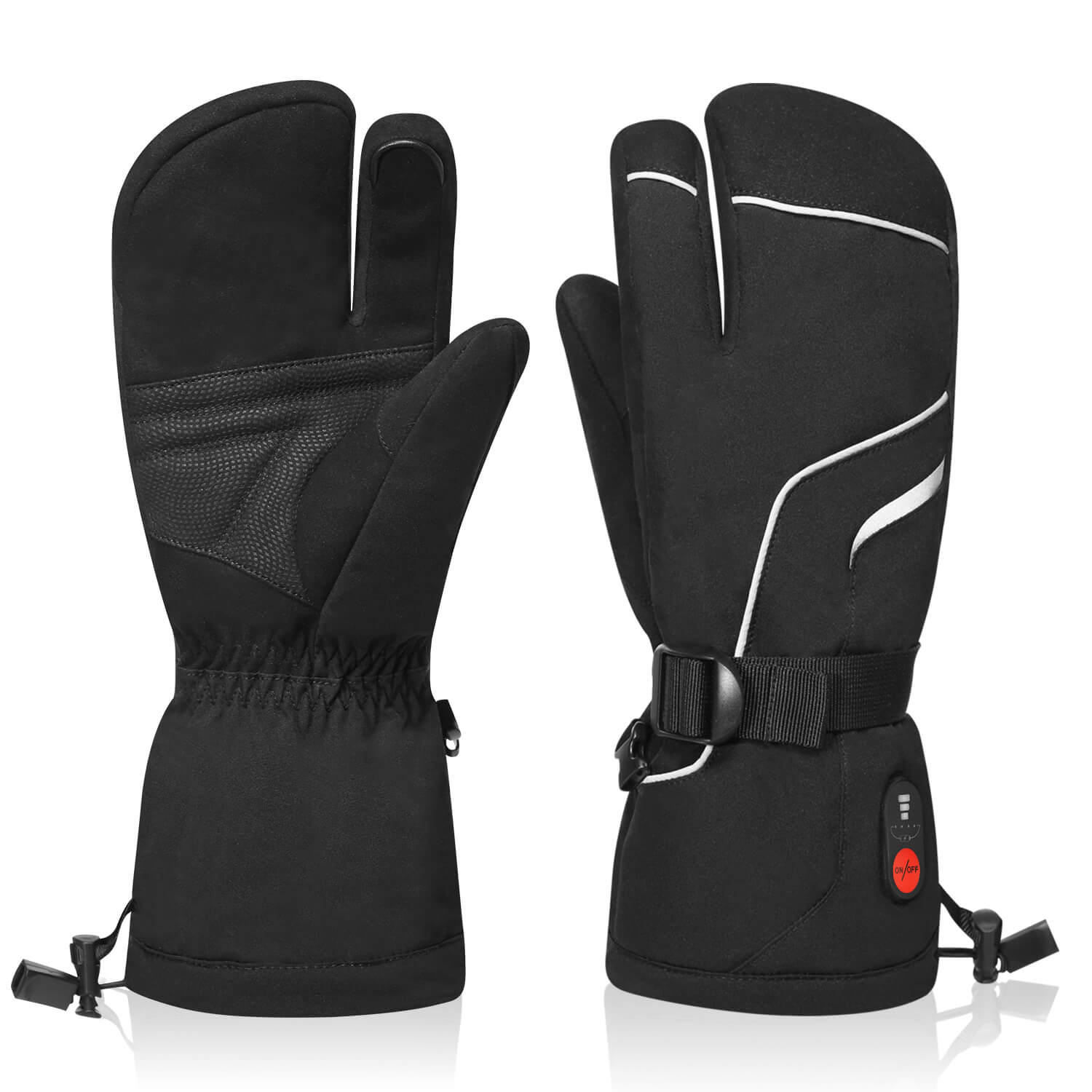 USB Beheizte Handschuhe - 3 Heizstufen, Touchscreen Tauglich