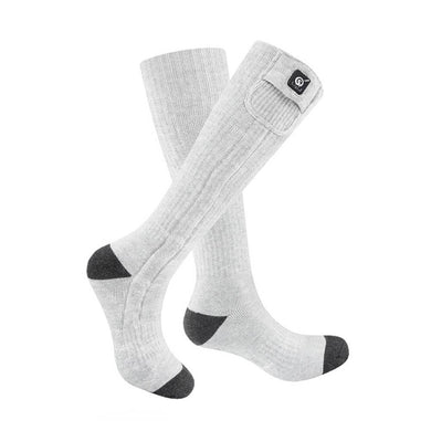 SS01G Beheizbare Socken Mid-Cut Grau