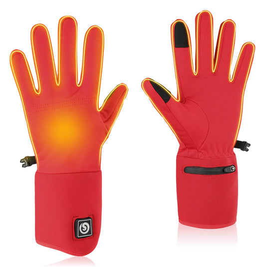 S13R Heated Inner Gloves Red