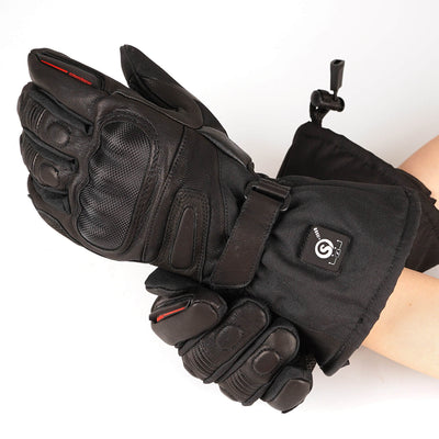 SDW03 Beheizbare Motorradhandschuhe mit Hartschalen-Schutz