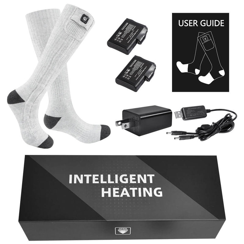 Load image into Gallery viewer, SS01G Long Sleeve Heated Socks Grey
